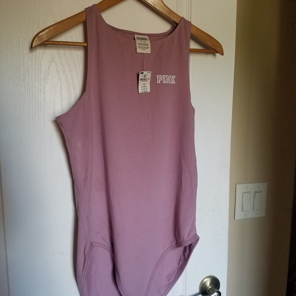 NWT-PINK VICTORIA SECRET BODYSUIT